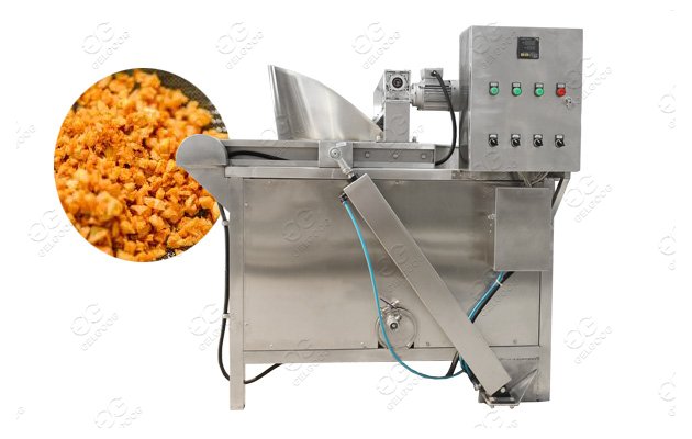 Garlic frying machine