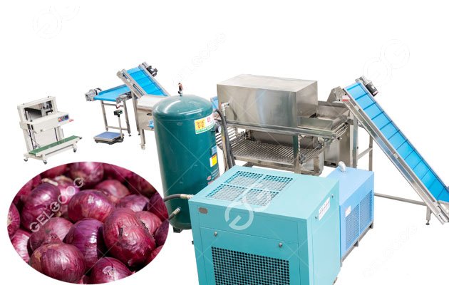onion peeling line factory cost